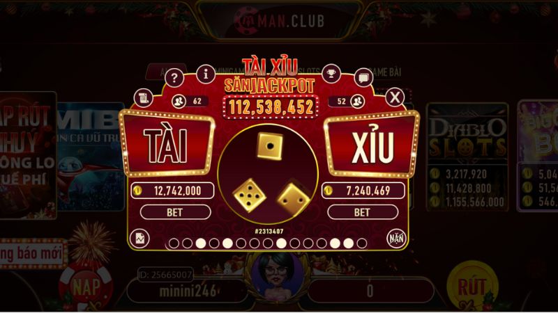 Manclub - Thiên đường tài xỉu online, tài xỉu MD5 đẳng cấp phái mạnh