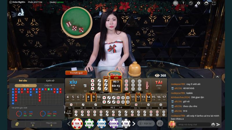Bàn cược tài xỉu với đa dạng các loại cược
