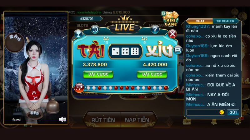 Nhà cái VN100 cung cấp game tài xỉu live uy tín, chất lượng