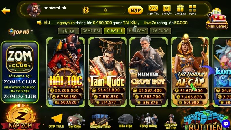 Zomclub – Sảnh game tài xỉu online uy tín, cực hot tại Việt Nam